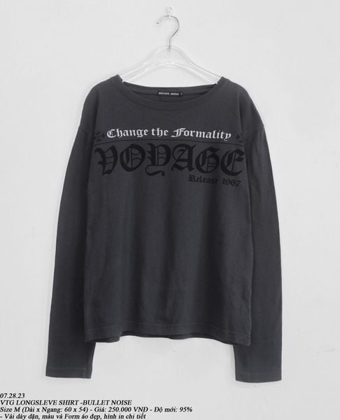  07.28.23 - VTG LONGSLEEVE SHIRT - BULLET NOISE 