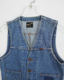  05.17.23 - VTG DENIM VEST JACKET - WRANGLER 