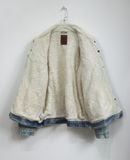  12.11.23 - VTG SHERPA LINED DENIM JACKET - GAP 
