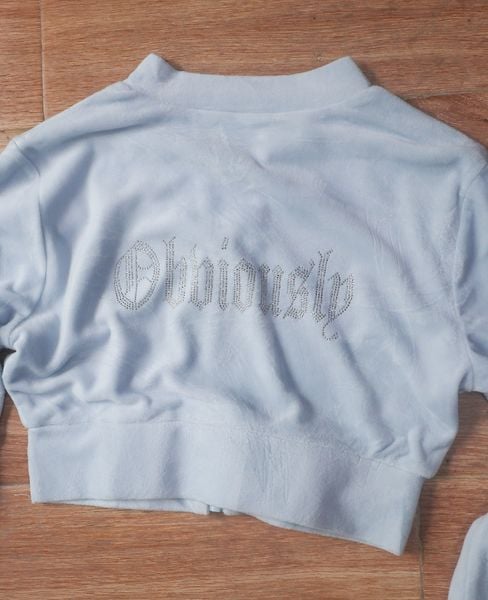  06.24.24 - VTG CROPPED VELVET JACKET - MESHKI 2000s 