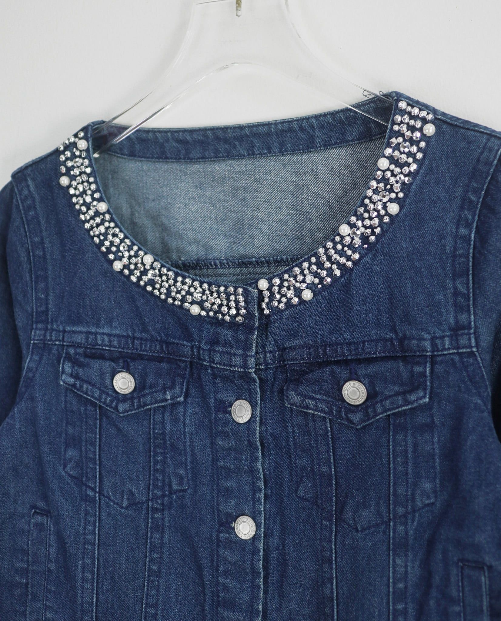  05.17.23 - VTG CROPPED DENIM JACKET - H.C.M II 