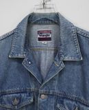  12.11.23 - VTG CROPPED BOXY DENIM JACKET - WRANGLER 90s 