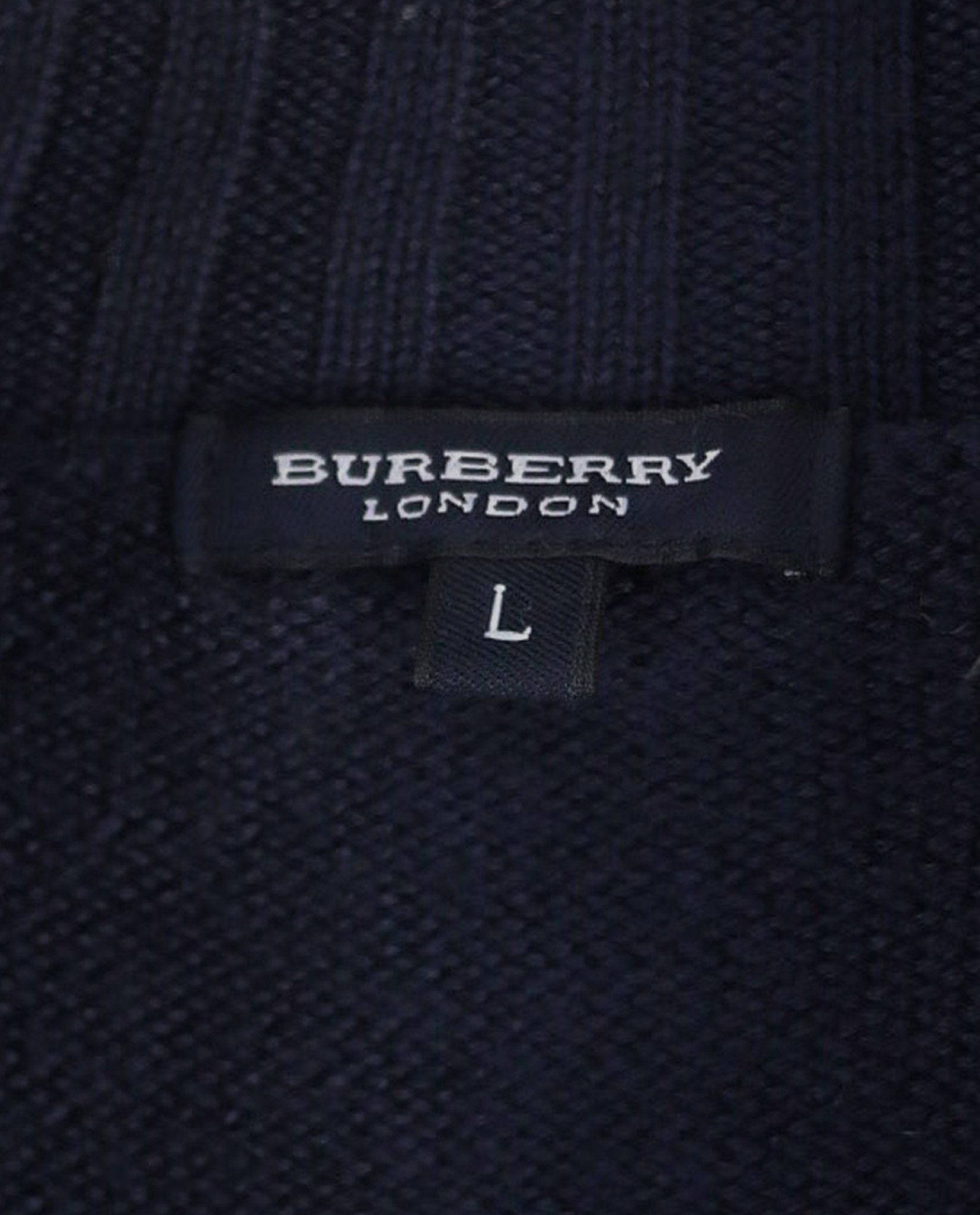  05.17.23 - VTG KNIT BLOUSON JACKET - BURBERRY LONDON 
