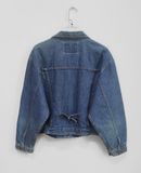  12.11.23 - VTG CROPPED BOXY DENIM JACKET - BIG JOHN 90s 