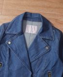  06.24.24 - VTG CROPPED DENIM BIKER JACKET - 31 SONS DE MODE 