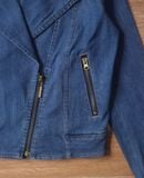  06.24.24 - VTG CROPPED DENIM BIKER JACKET - 31 SONS DE MODE 