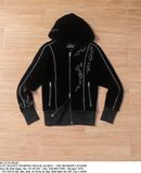  06.24.24 - VTG VELVET CROPPED TRACK JACKET - THE MURDER LICENSE 