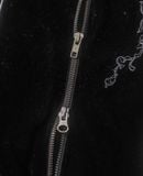  06.24.24 - VTG VELVET CROPPED TRACK JACKET - THE MURDER LICENSE 