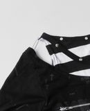  07.31.23 - VTG PUNK DOUBLE LAYER T-SHIRT - ADDICTRAP 