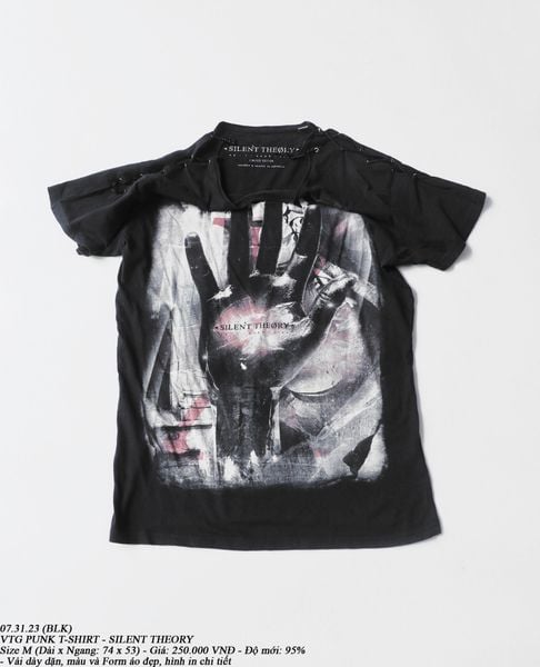  07.31.23 - VTG PUNK T-SHIRT - SILENT THEORY 