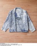  06.28.24 - VTG BIKER DENIM JACKET - HUNTER MOUNTAIN 