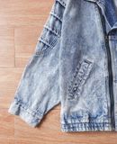  06.28.24 - VTG BIKER DENIM JACKET - HUNTER MOUNTAIN 