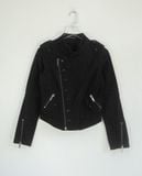  05.17.23 - VTG CROPPED DENIM BIKER JACKET - GUESS PREMIUM 