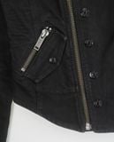  05.17.23 - VTG CROPPED DENIM BIKER JACKET - GUESS PREMIUM 