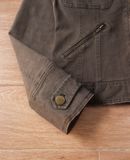  06.28.24 - VTG PUNK CROPPED DENIM JACKET - SHELL RAY 