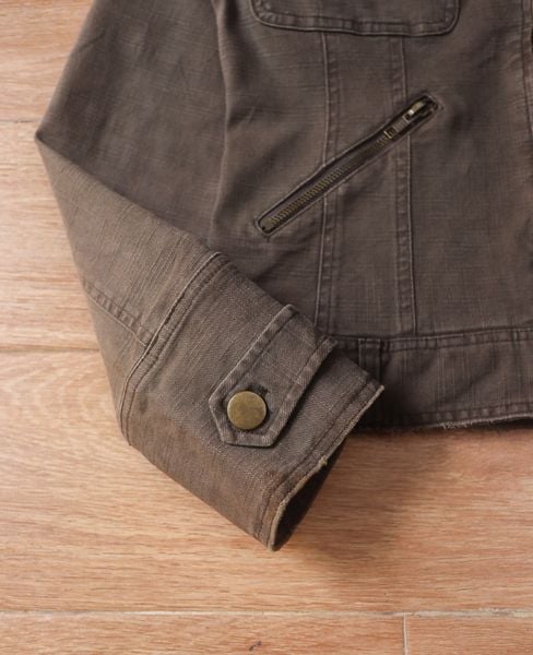  06.28.24 - VTG PUNK CROPPED DENIM JACKET - SHELL RAY 