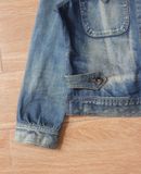  06.28.24 - VTG PUNK CROPPED DENIM JACKET - PAGEONE 