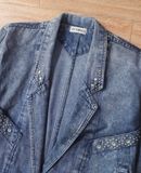  06.28.24 - VTG BLAZER DENIM JACKET - DOMINASU 