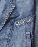  06.28.24 - VTG BLAZER DENIM JACKET - DOMINASU 