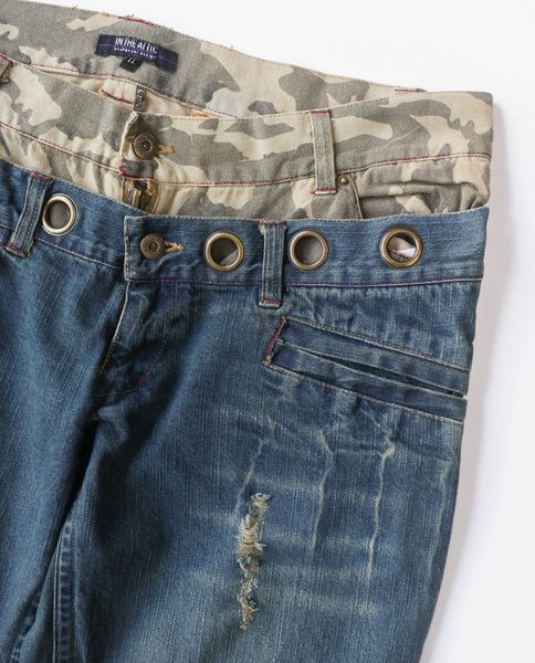  05.10.23 - VTG DOUBLE WAIST DENIM SHORT - IN THE ATTIC 