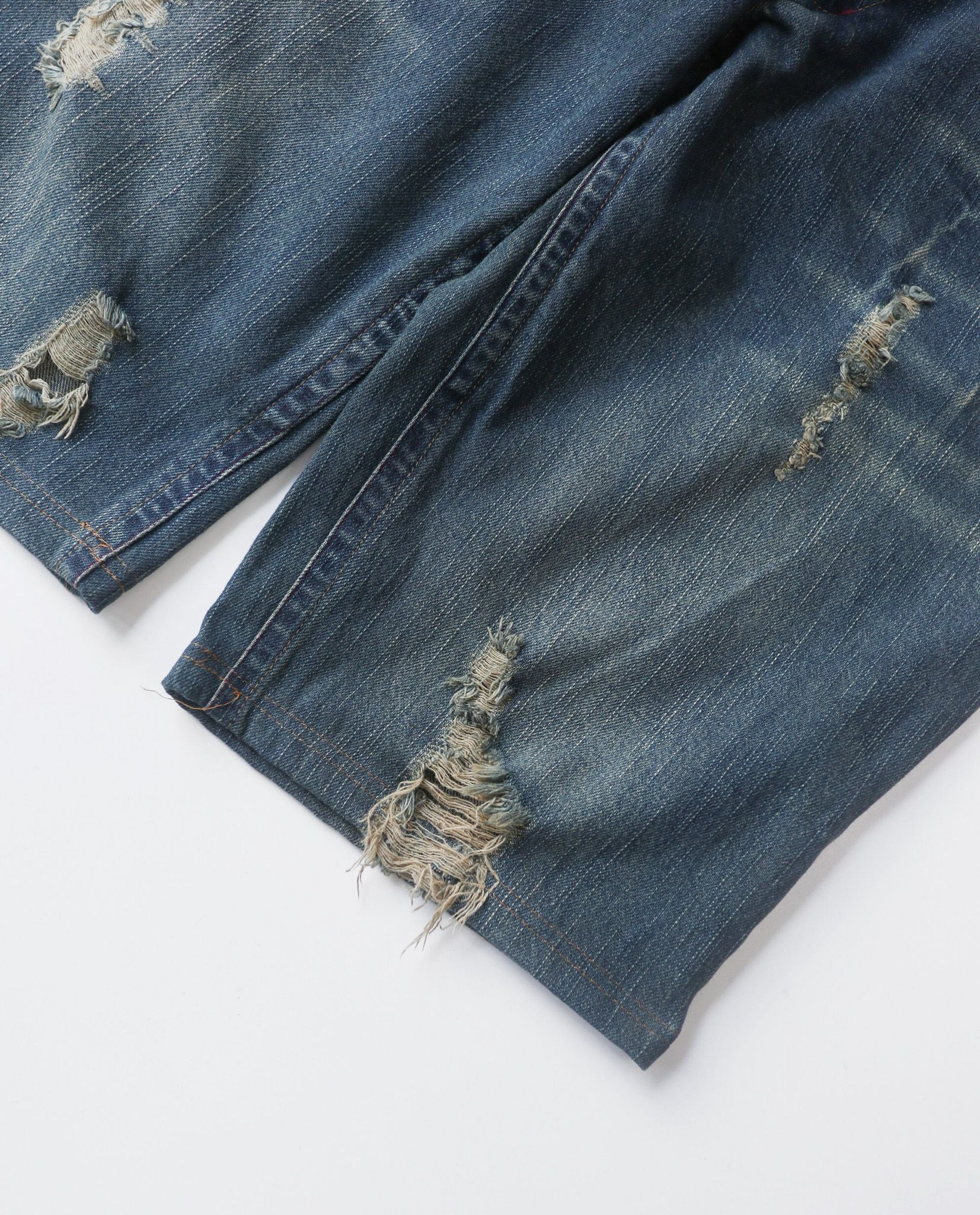  05.10.23 - VTG DOUBLE WAIST DENIM SHORT - IN THE ATTIC 