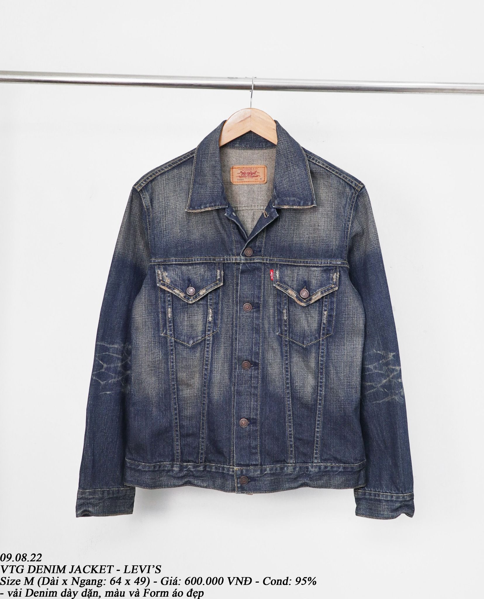  - VTG DENIM JACKET - LEVI'S – Breakdalaww - Vintage Streetwear