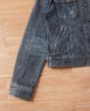  06.28.24 - VTG CROPPED PUNK DENIM JACKET - A.V.V by MICHEL KLEIN PARIS 