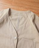  06.29.24 - VTG BASEBALL SHIRT DENIM JACKET - AS KNOW AS PINKY 