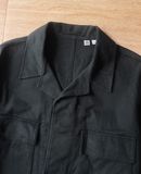 06.30.24 - VTG DENIM SAFARI JACKET - UNIQLO U 