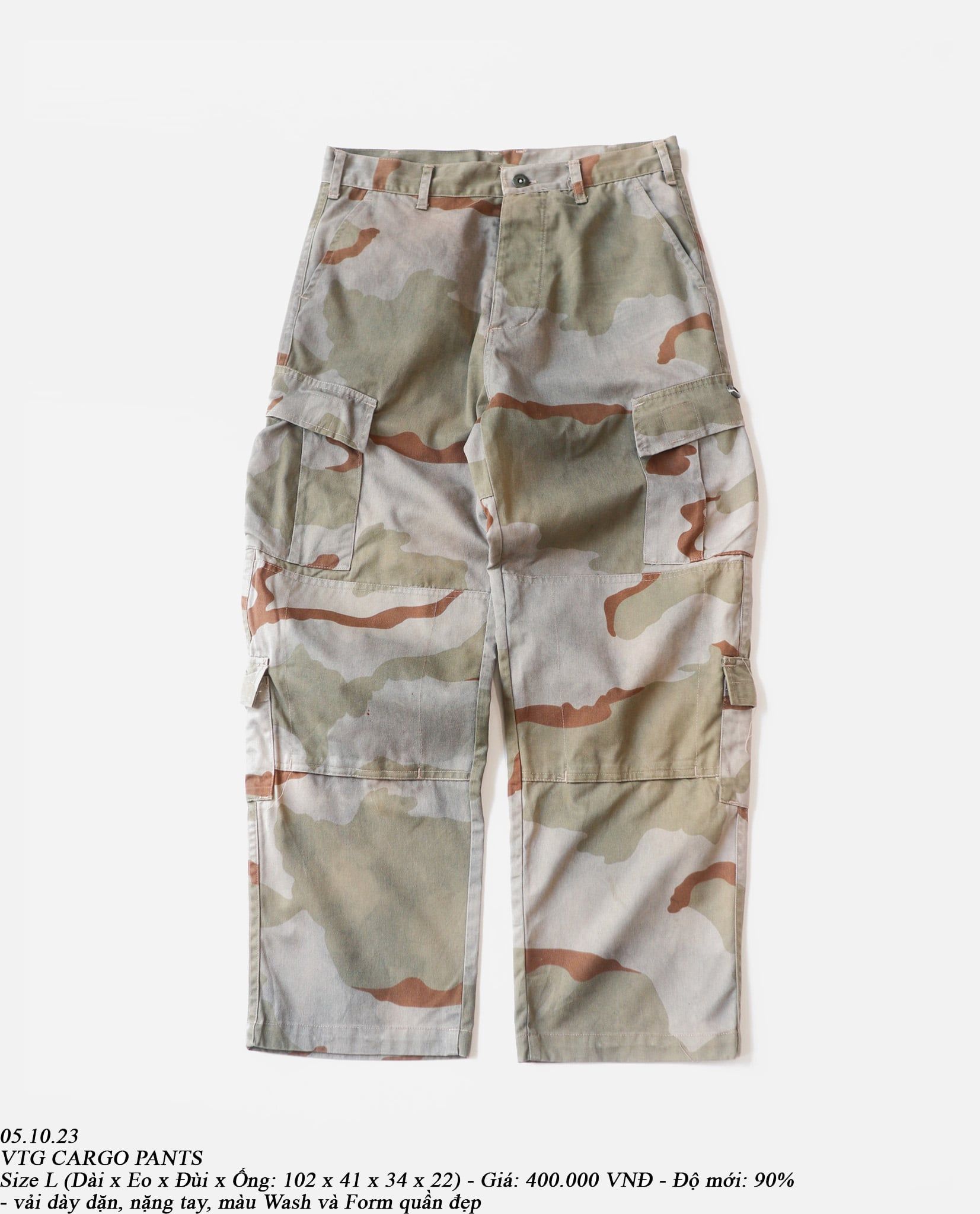  05.10.23 - VTG CARGO PANTS 