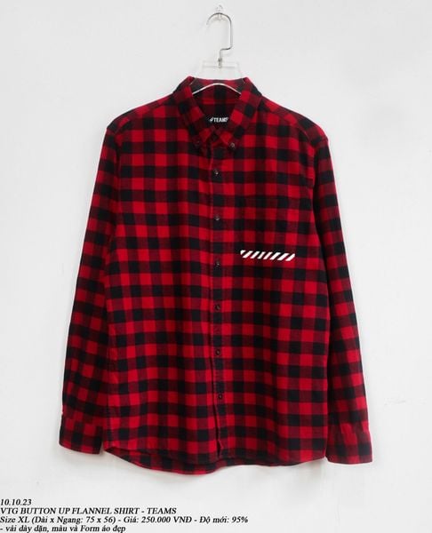  10.10.23 - VTG BUTTON UP SHIRT - TEAMS 
