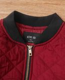  06.30.24 - VTG CROPPED QUILTED  BOMBER JACKET - ACTIVE USA 