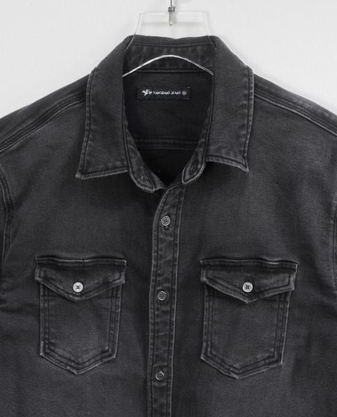  10.10.23 - VTG DENIM BUTTON UP SHIRT - BANG BANG JEANS 