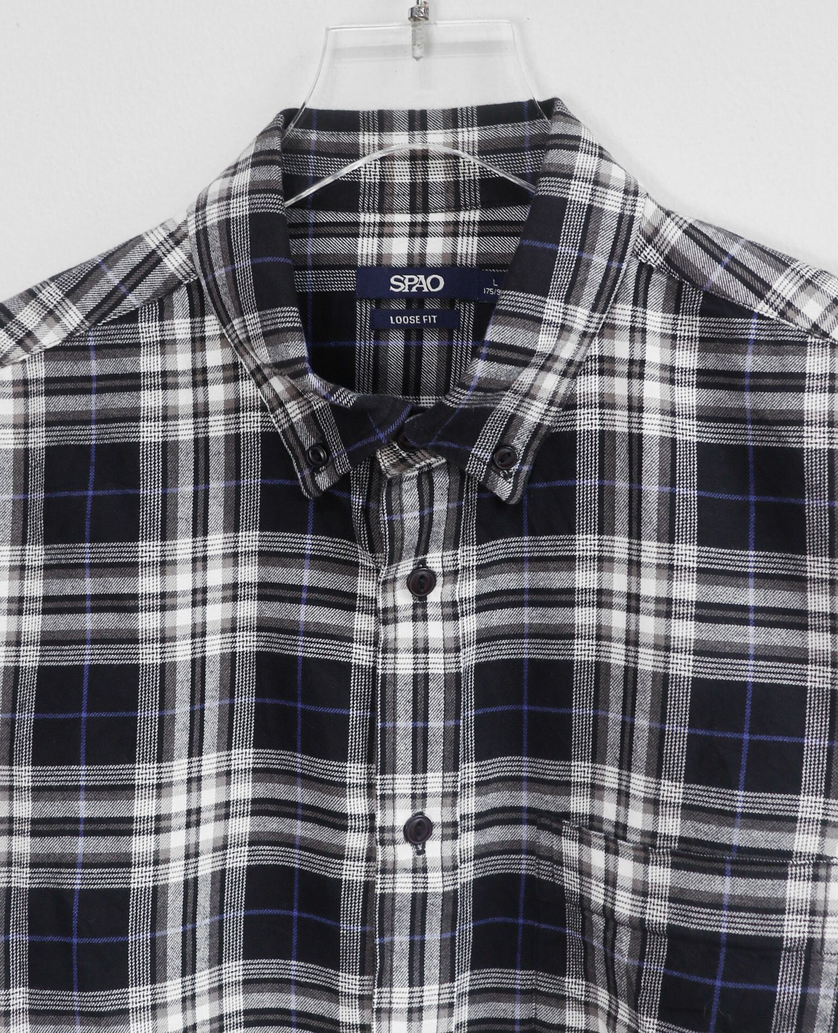 10.10.23 - VTG FLANNEL BUTTON UP SHIRT - SPAO 