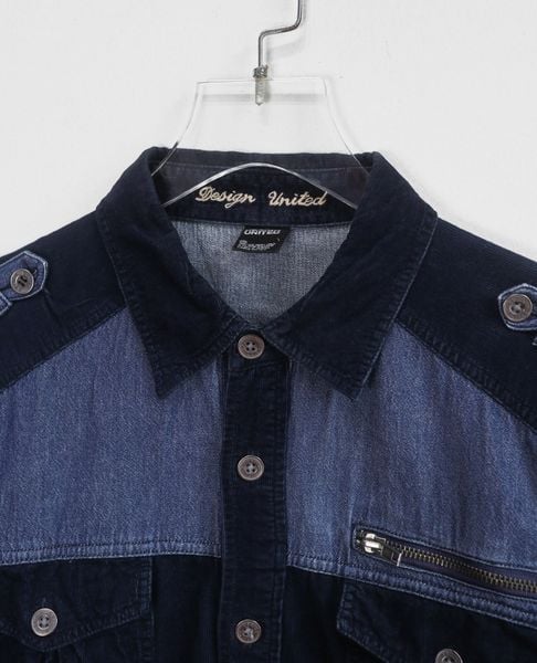  10.10.23 - VTG CORDUROY BUTTON UP SHIRT - DESIGN UNITED 