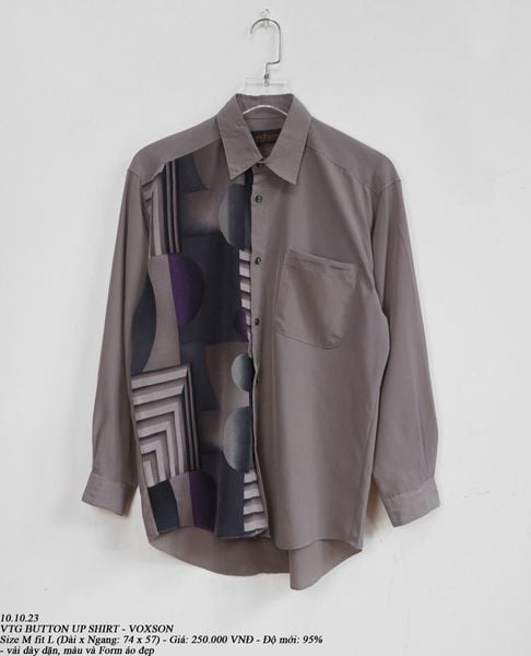  10.10.23 - VTG BUTTON UP SHIRT - VOXSON 