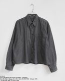  10.10.23 - VTG CROPPED BUTTON UP SHIRT - GEORGE 
