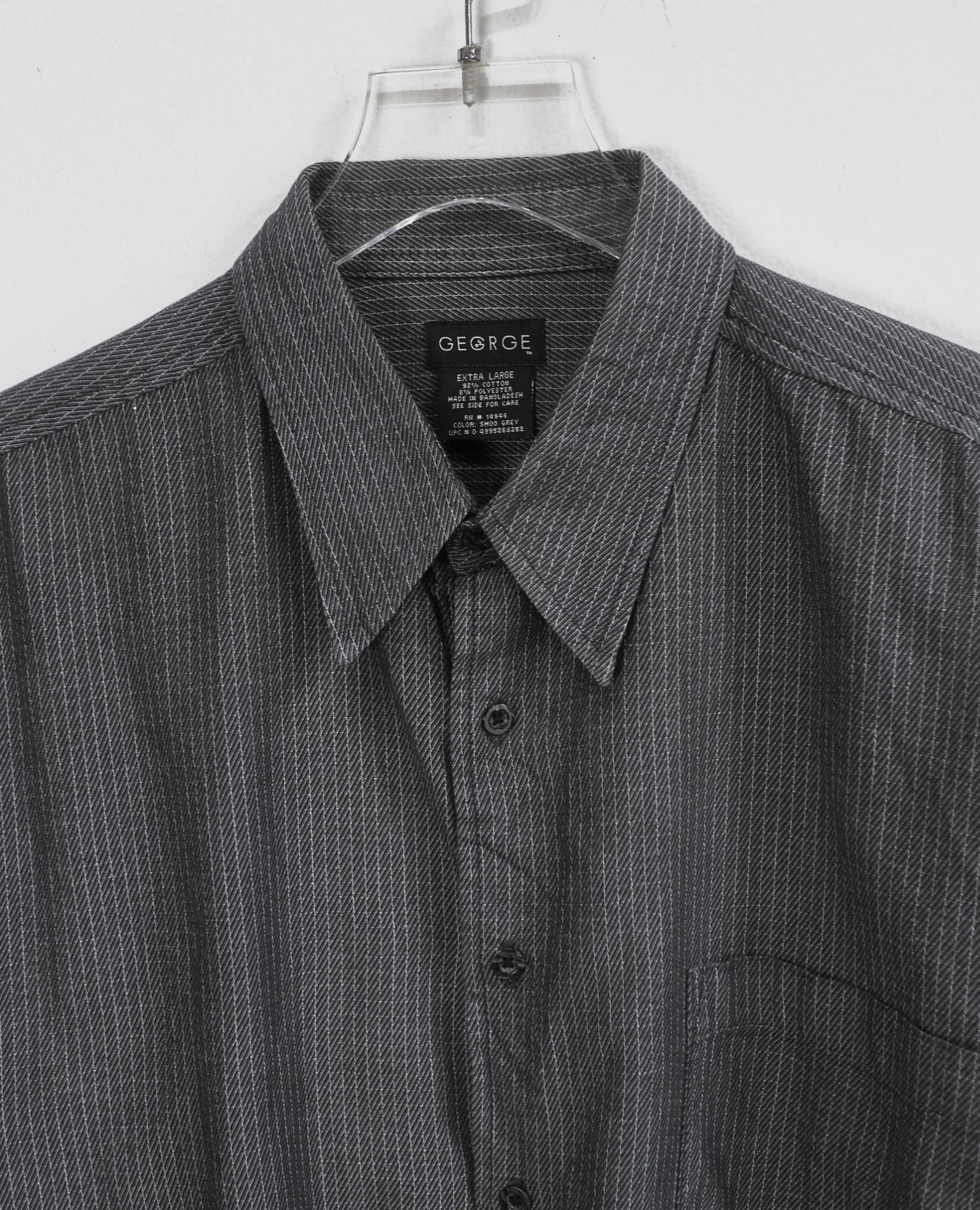  10.10.23 - VTG CROPPED BUTTON UP SHIRT - GEORGE 