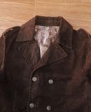 07.01.24 - VTG CORDUROY DOUBLE BREASTED BLAZER JACKET - BUONA GIORNATA 