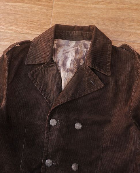  07.01.24 - VTG CORDUROY DOUBLE BREASTED BLAZER JACKET - BUONA GIORNATA 