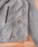  07.01.24 - VTG CROPPED BIKER DENIM JACKET - DJ HONDA 