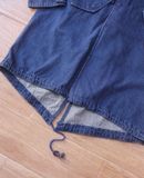  07.01.24 - VTG DENIM PARKA JACKET - OLIVE DES OLIVE 