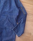  07.01.24 - VTG DENIM PARKA JACKET - OLIVE DES OLIVE 