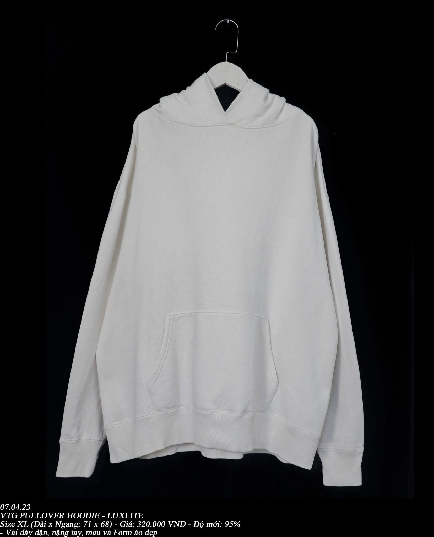  07.04.23 - VTG PULLOVER HOODIE - LUXLITE 
