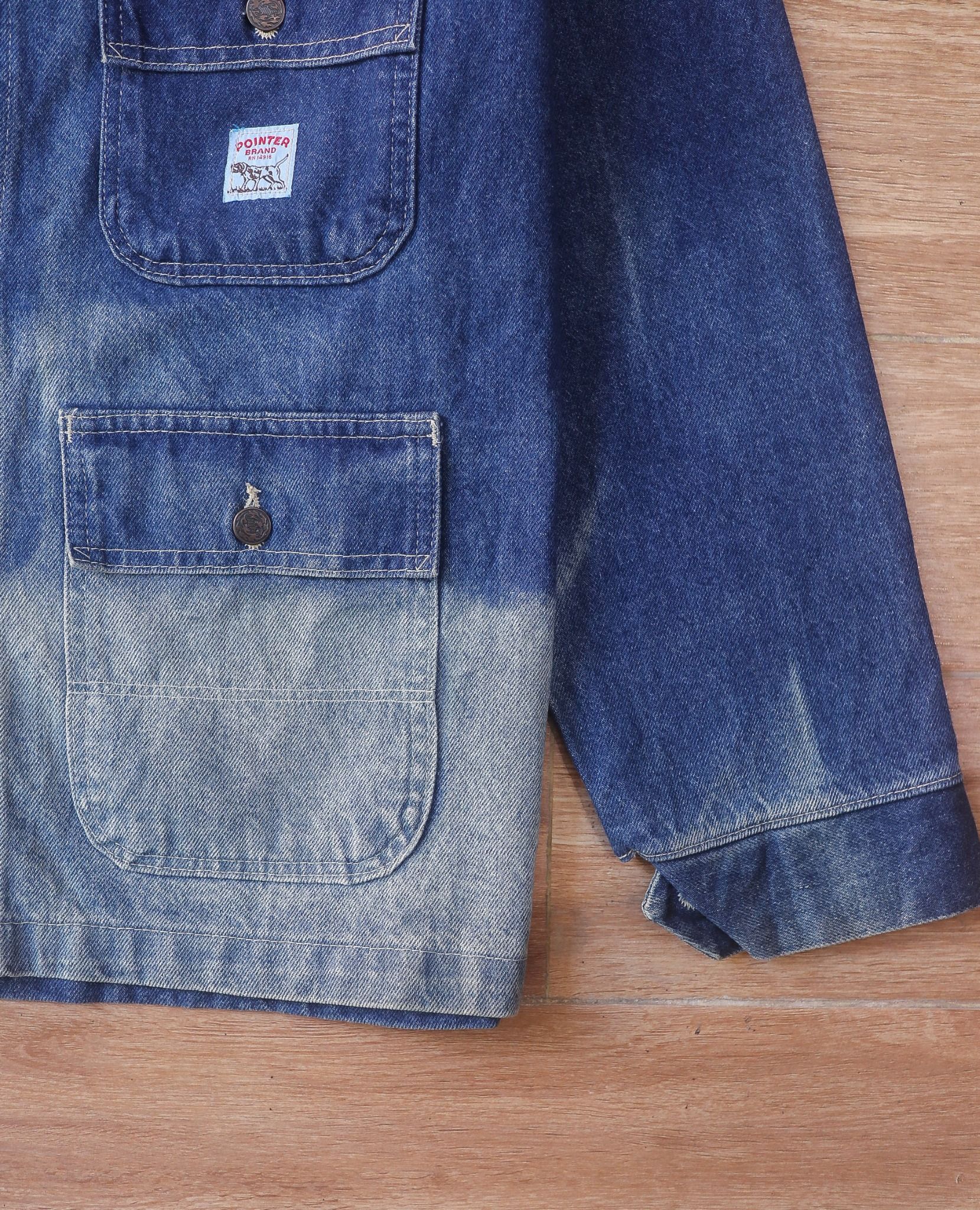  07.01.24 - VTG CHORE COAT DENIM JACKET - POINTER BRAND 