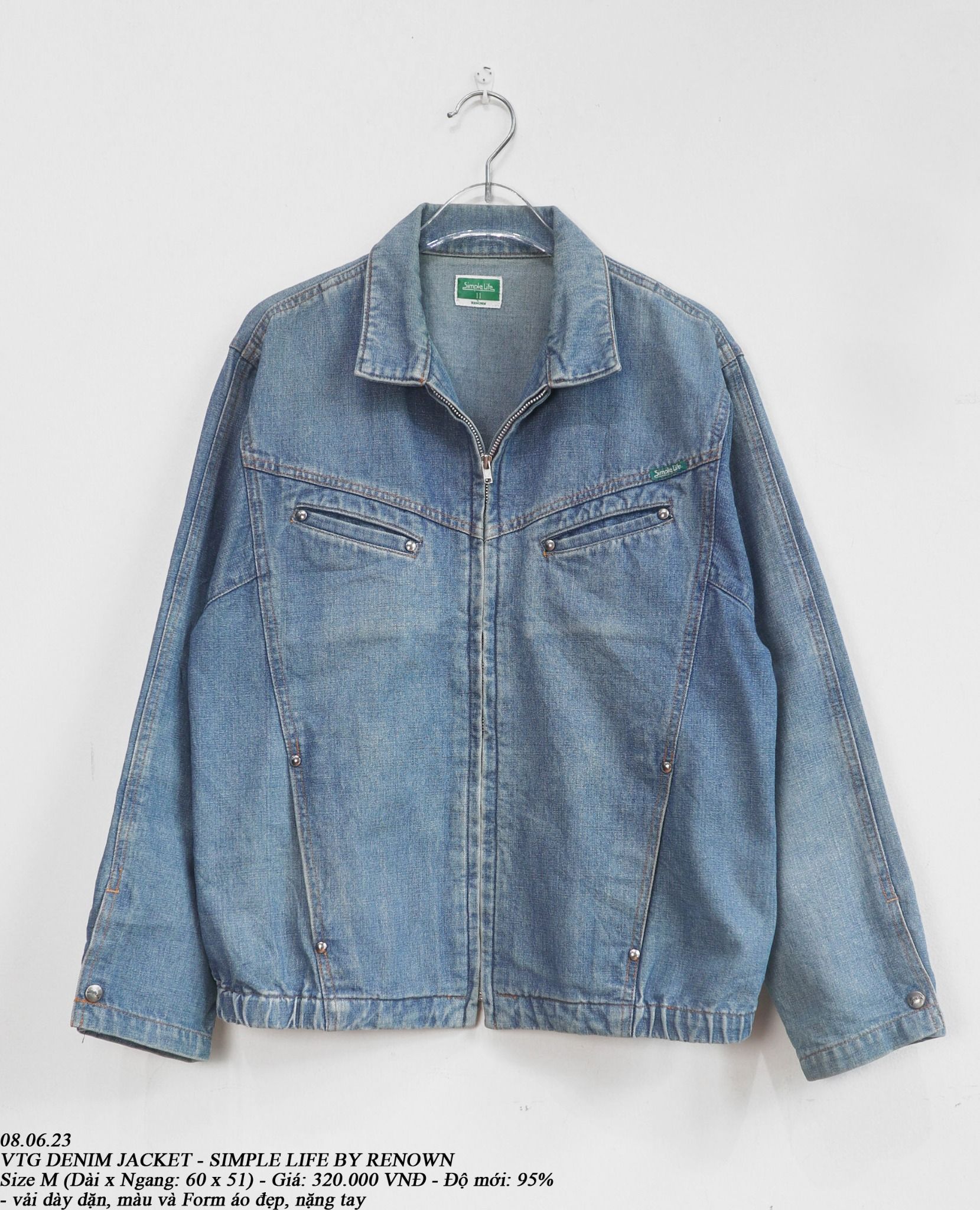  08.06.23 - VTG DENIM JACKET - SIMPLE LIFE BY RENOWN 