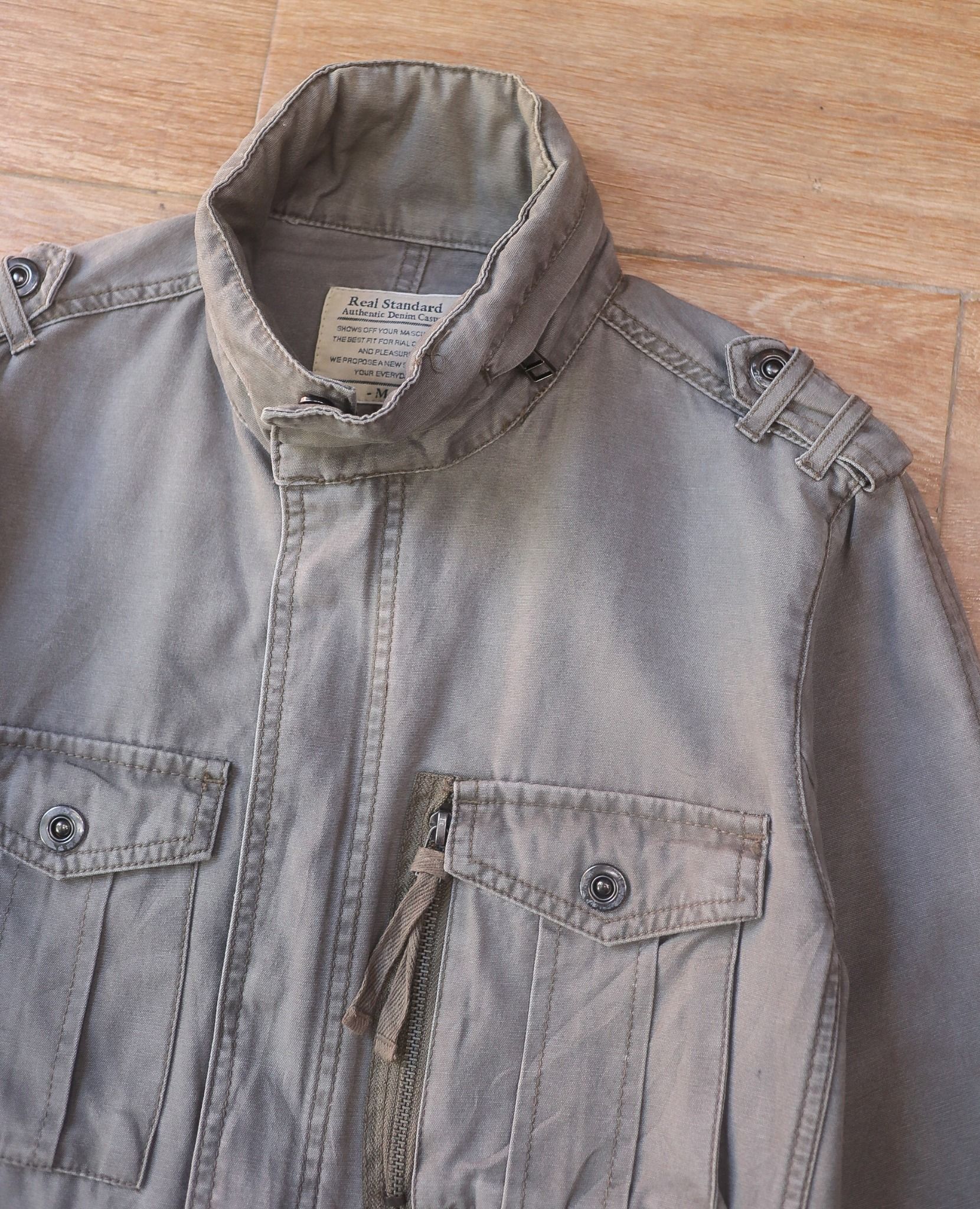  07.01.24 - VTG TWILL MILITARY FIELD JACKET - REAL STANDARD 