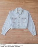  07.03.24 - VTG CROPPED DENIM JACKET - DIXIE SPORTS 
