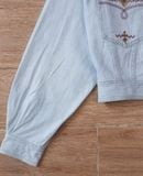  07.03.24 - VTG CROPPED DENIM JACKET - DIXIE SPORTS 
