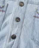  07.03.24 - VTG CROPPED DENIM JACKET - DIXIE SPORTS 